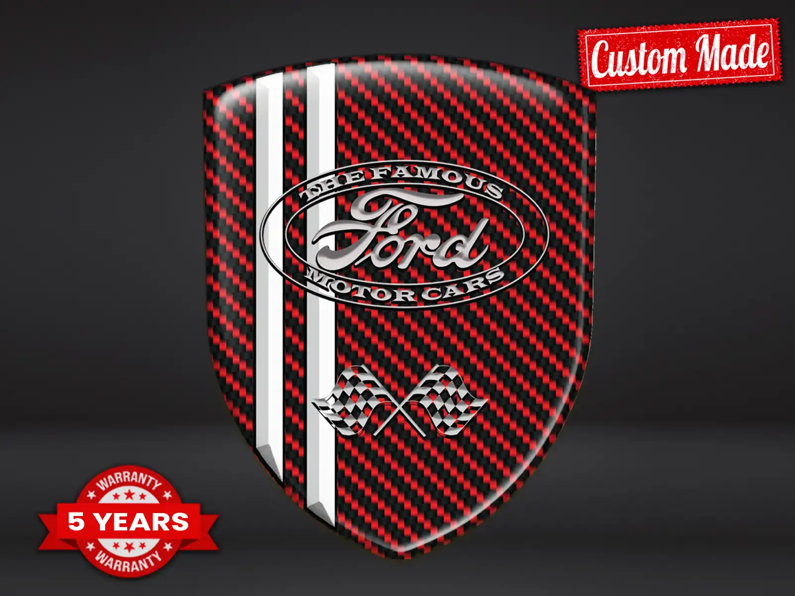 Ford Stickers Capot Auto Universels Qualité Pro